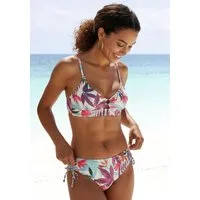 LASCANA Triangel-Bikini-Top Imani, mit modischem Blätterdruck