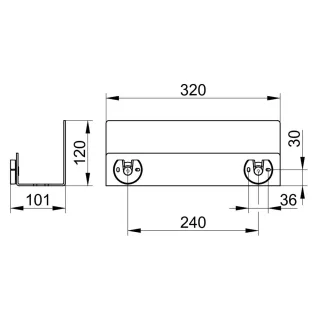 Keuco Duschablage 24952, 24952510000 24952510000