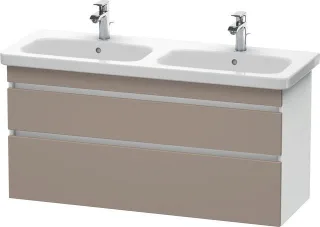Duravit DuraStyle Waschtischunterbau wandhängend Basalt & Weiß Matt 1230x448x610 mm - DS649804318 DS649804318