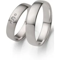 Firetti Trauring Schmuck Geschenk Hochzeit Ehering "LIEBE", Made in Germany - wahlweise mit oder ohne Zirkonia (synth)