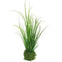 Kunstgras Deko Gras Lampenputzergras Weilin auf Grasballen, grün, 25 cm Lampenputzergras, artplants, Höhe 25.0 cm