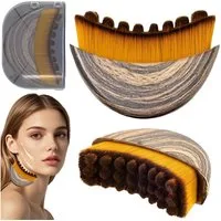 ibettertec Gesichtsmassagegerät Lymphatic Contour Face Brush, Gesichts Lymphdrainage Massagegerät, Ergonomisch Gestaltet, Um Sich Genau An Die Haut Anzupassen