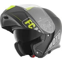 FC-Moto Motorradhelm Novo Straight Klapphelm, integriertes Sonnenvisier