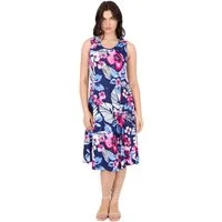 Phistan Midikleid Ärmelloses Damenkleid aus Strick