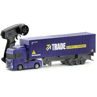 YF 3606 RTR 1/64 2.4G 4WD Mini Drift RC Car Tractor Container Truck Support App Remote Controlled LED Light Two Speed Fu