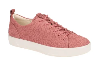 Ecco 440793 Soft 8 Ladies Sportliche Schn?r-Halbschuhe in Rot - Petal