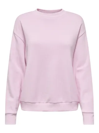 JDY - JDYNANNA LIFE L/S TEXT SWEAT JRS DIA Pink Lady - Gr. - S