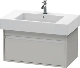 Duravit Ketho Waschtischunterbau wandhängend Betongrau Matt 800x455x410 mm - KT669000707 KT669000707