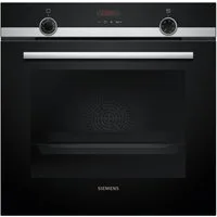 SIEMENS Pyrolyse Backofen iQ300 HQ574AER3, mit Teleskopauszug nachrüstbar, Pyrolyse-Selbstreinigung, Dampf für saftigere Ergebnisse & mühelose activeClean® Reinigung