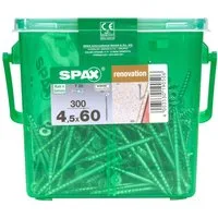 SPAX Terrassenschraube Spax Verlegeschrauben 4.5 x 60 mm TX 20 - 300 Stk.