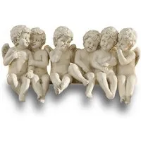 Mirabeau Weihnachtsfigur Engel Léon antikweiß (kein Set, kein Set)