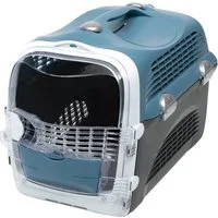 Catit Tiertransportbox Cabrio Transportbox blau/grau