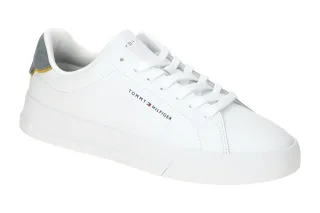 Tommy Hilfiger FM05367 PN6 Herren Sneaker wei? - white Glattleder Wechselfu?b...