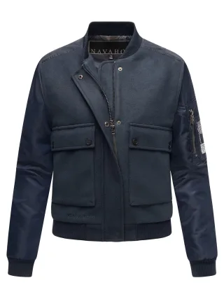 Navahoo Damen Übergangsjacke im Bomberjacken-Style Willstehaben