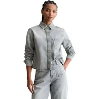Marc O'Polo DENIM Jeansbluse aus Rigid Denim