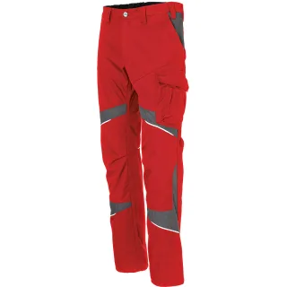KÜBLER ACTIVIQ cotton+ Damenhose mittelrot/anthrazit 44 - 2550 3421-5597-44