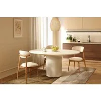 Woodman Esstisch Toscana, Breite 120 cm, melaminbeschichtet, mit Verlängerungsplatten, FSC®