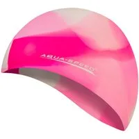 Aqua Speed Badekappe Batik-Optik Schwimmhaube – Rutschfest & chlorresistentes Silikon (Perfekte Anpassung – kein Drücken, kein Verrutschen), Schützt vor Chlor & Salz – ideal für alle Gewässer