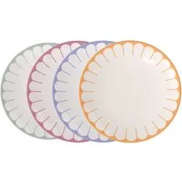 Villeroy & Boch Speiseteller Fleur couleur Speiseteller 26,5cm Set4