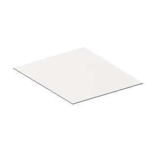 Keuco Abdeckplatte Edition 11 Art 49031, 400 x 4 x 483 mm Glas weiß satiniert, 49031310400 49031310400