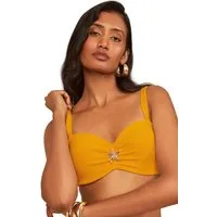 Love & Roses Push-Up-Bikini-Top Love & Roses Bikinioberteil mit geformten Körbchen (1-St)