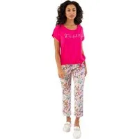 Stehmann 7/8-Jeans Mellina2-688W, mit angesagten Graffiti-Druck im 5 Pocket Style graffitti Druck