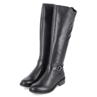 Remonte Stiefel - Gr. 36 - Schwarz - Leder und Synthetik