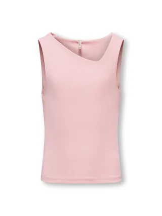 KIDS ONLY - KOGCLARE S/L ASYMMETRIC TOP BOX JRS candy pink - Gr. - 146/152