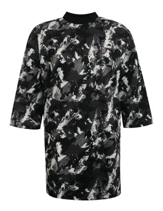 Puma AOP Damen Schwarzes Kleid