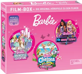Barbie - Film-Box - Die Original-Hörspiele zu den Filmen: Princess Adventure Bühne frei für große Träume Barbie & Chelsea - Dschungel Abenteuer [3 CDs]