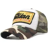 Sporty Trucker Cap Indian Vintage Distressed Trucker Mesh Baseballcap im vintage used Look