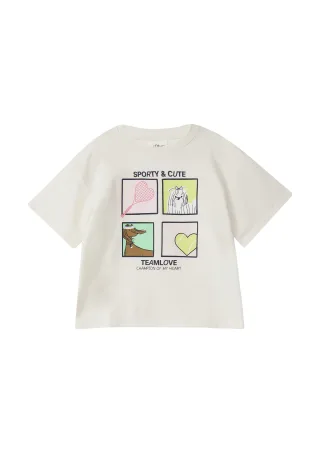 s.Oliver - T-Shirt creme - Gr. - 134