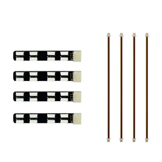 4PCS GEMFAN LED 08 / LED 20 5V Programmable Arm LED Strip Light / CU Controller Module 2-6S for DIY RC Drone FPV Racing
