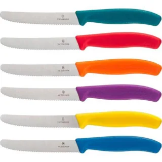 Victorinox Swiss Classic Tafelmesser 6tlg. Mehrfarbig
