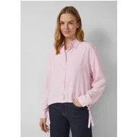 s.Oliver Langarmbluse Bluse Fließende Bluse mit Schleifen-Detail