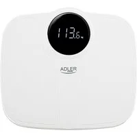 Adler Personenwaage AD 8172w Personenwaage Körperwaage bis 180 kg LED Display digital weiß