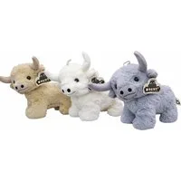 soma Kuscheltier Highland Kuh Plüschtier Schottisches Hochlandrind 22cm braun (Set, 1-St., Geschenk-Set), Flauschiges Hochlandrind Plüschtier – Lieferung in zufälliger Farbe
