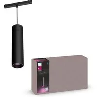 Philips Hue Schienensystem-Leuchten Perifo Schienensystem Erweiterungs-Pendel, Dimmfunktion, LED fest integriert, Farbwechsler, 510 lm, 2000-6500 K, Leuchtdauer 25.000 Stunden, Made in Europe