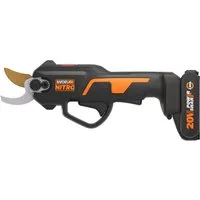 Worx Akku-Astschere NITRO WG330E, 25 mm Schnitt, 2800 Schnitte pro Ladung, inkl. Akku und Ladegerät