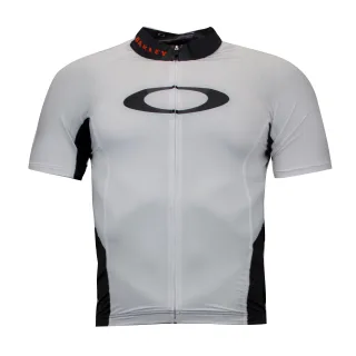 Oakley Jawbreaker Road Jersey Cycling Reißverschluss T -Shirt White - Herren