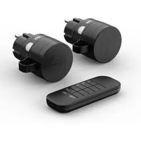 conecto Funksteckdose Funksteckdose mit Fernbedienung für außen Outdoor Set IP44, 2-St.
