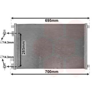 Van Wezel Klimakondensator ohne Trockner Renault Megane II Scenic II + Grand Scenic II
