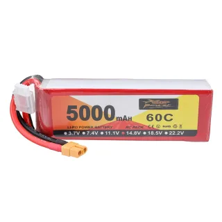 ZOP Power 14.8V 5000mAh 60C 4S LiPo Battery XT60 Plug for RC Drone