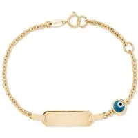 Amor Goldarmband Evil Eye, mit Glasstein