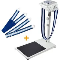 MASPO Bandmassagegerät MASPO Topfit 3000 PROFI Bandmassagegerät inkl. Normal-Bürsten-, (3-tlg)