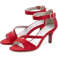 LASCANA offener Schuh, Riemchensandalette, Sommerschuh Sandalette High-Heel-Sandalette mit Riemchen VEGAN