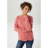 Aniston CASUAL Strickpullover aus buntem Space-Garn - jedes Teil ein Unikat