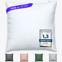 Wolkenfeld Kissenbezug Mikrofaser Kissenbezug - Allergiker Kopfkissenbezug - unfassbar weich, (1 Stück), Größe 80x80, 40x80 und 70x90 cm, versteckter Reißverschluss