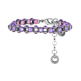 konplott - Armband - Neon Lights lila/silver