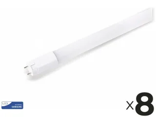 V-TAC LED-Röhre VT-152, HIGH LUMEN, EEK: E, 22 W, 3000 lm, G13, 4000 K, 150 cm, 8 Stück